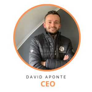 Black & White Elegant Nail Salon Logo